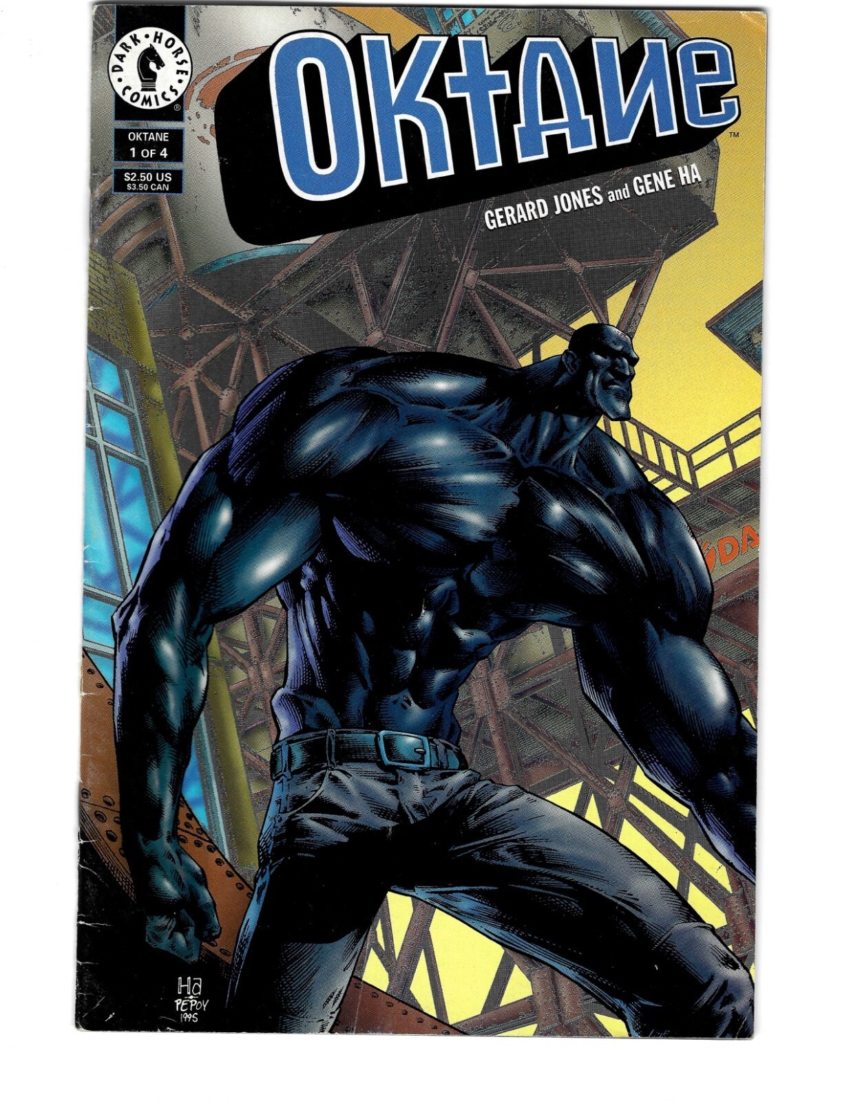 OKTANE #1 Dark Horse Comics 1995 Gerard Jones Gene Ha