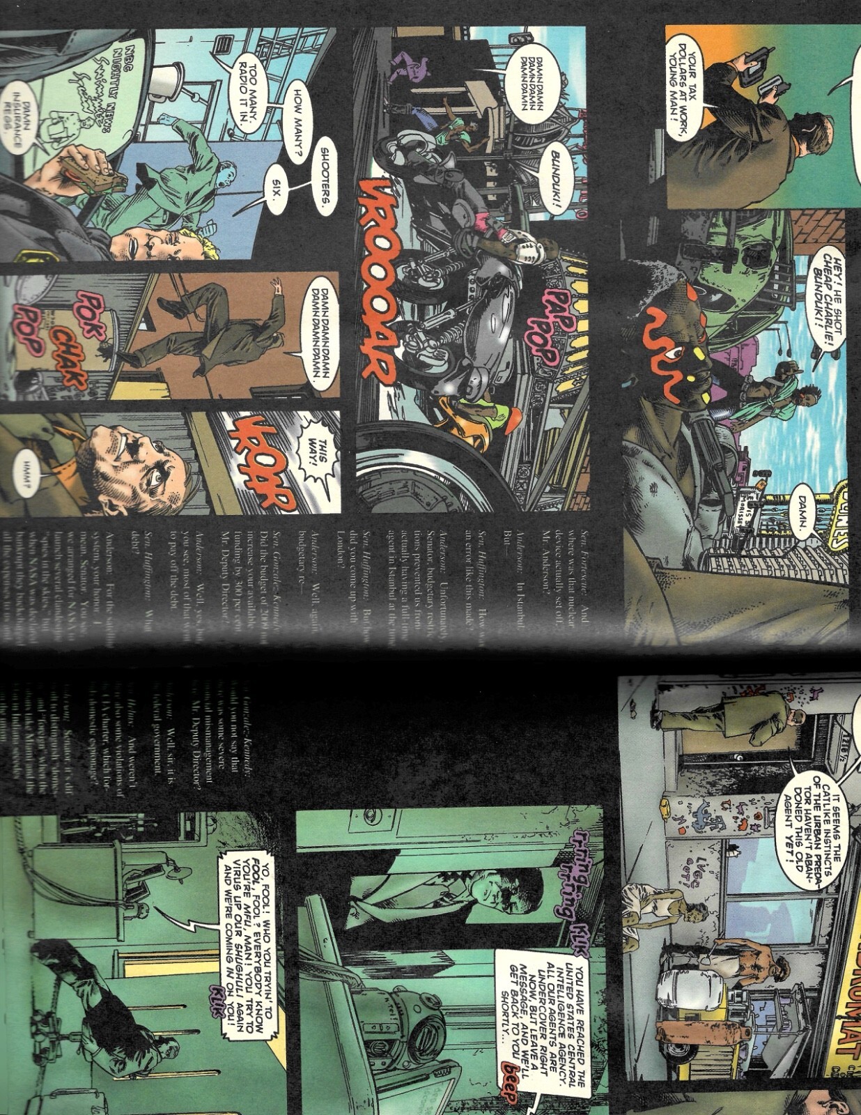 OKTANE #1 Dark Horse Comics 1995 Gerard Jones Gene Ha - Image 3