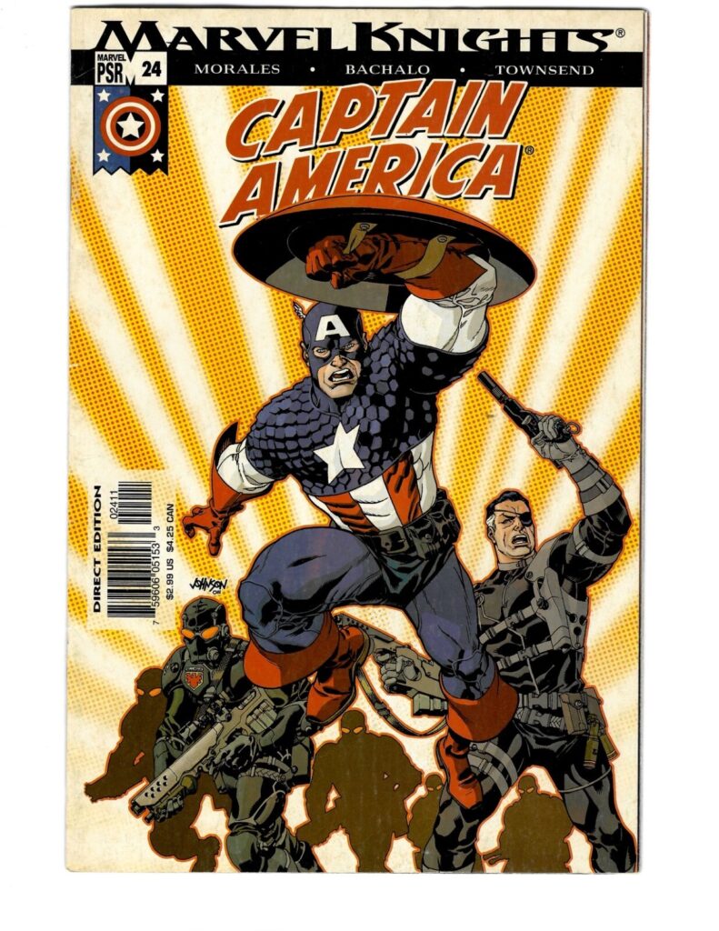 Captain America #24 (2004) Nick Fury Marvel PSR Morales, Bachalo, Townsend