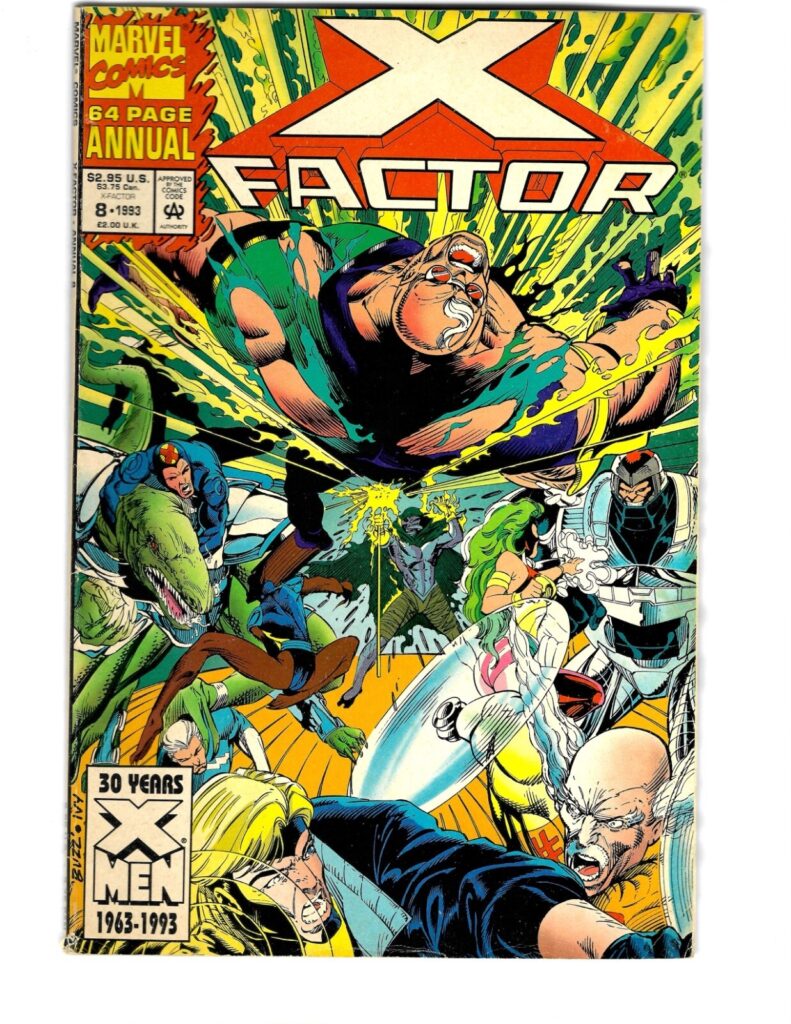 X-Factor X-Men 1993 Annual Marvel Comic Book Issue #8 Charon Cover