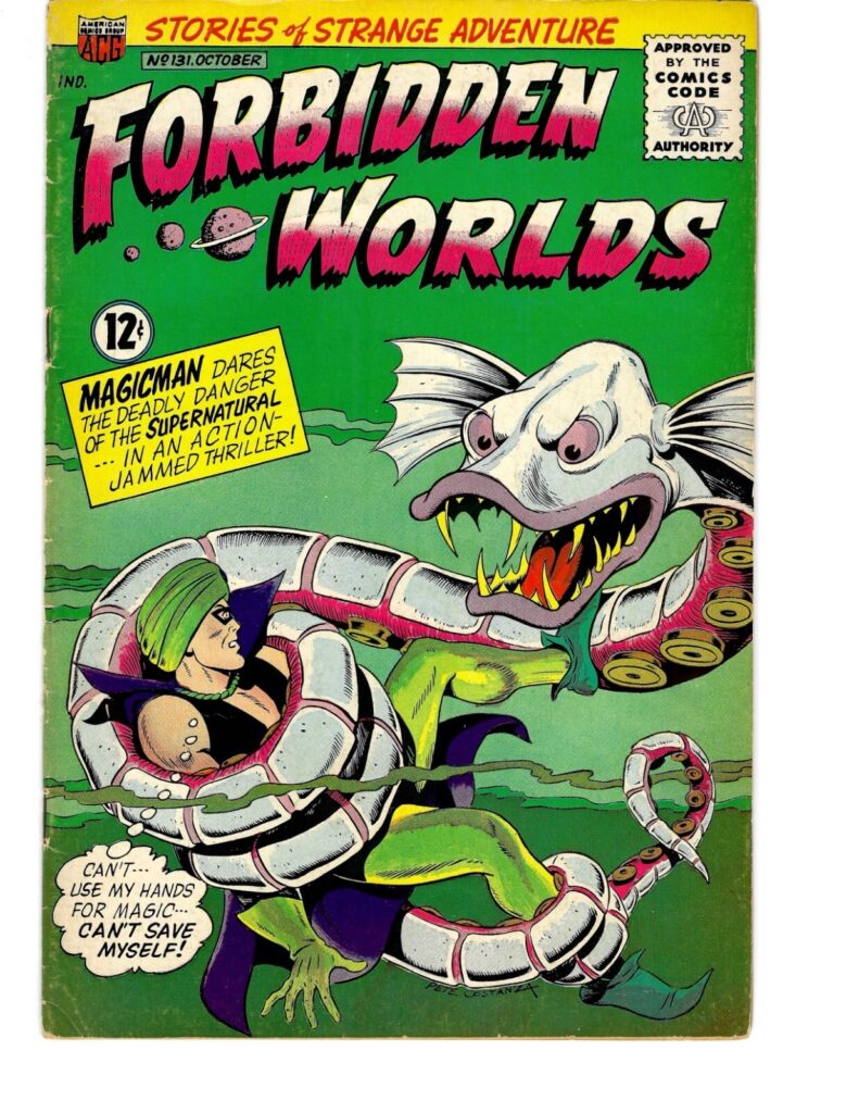 ACG Comics FORBIDDEN WORLDS #131 October Stories of Strange Adventure