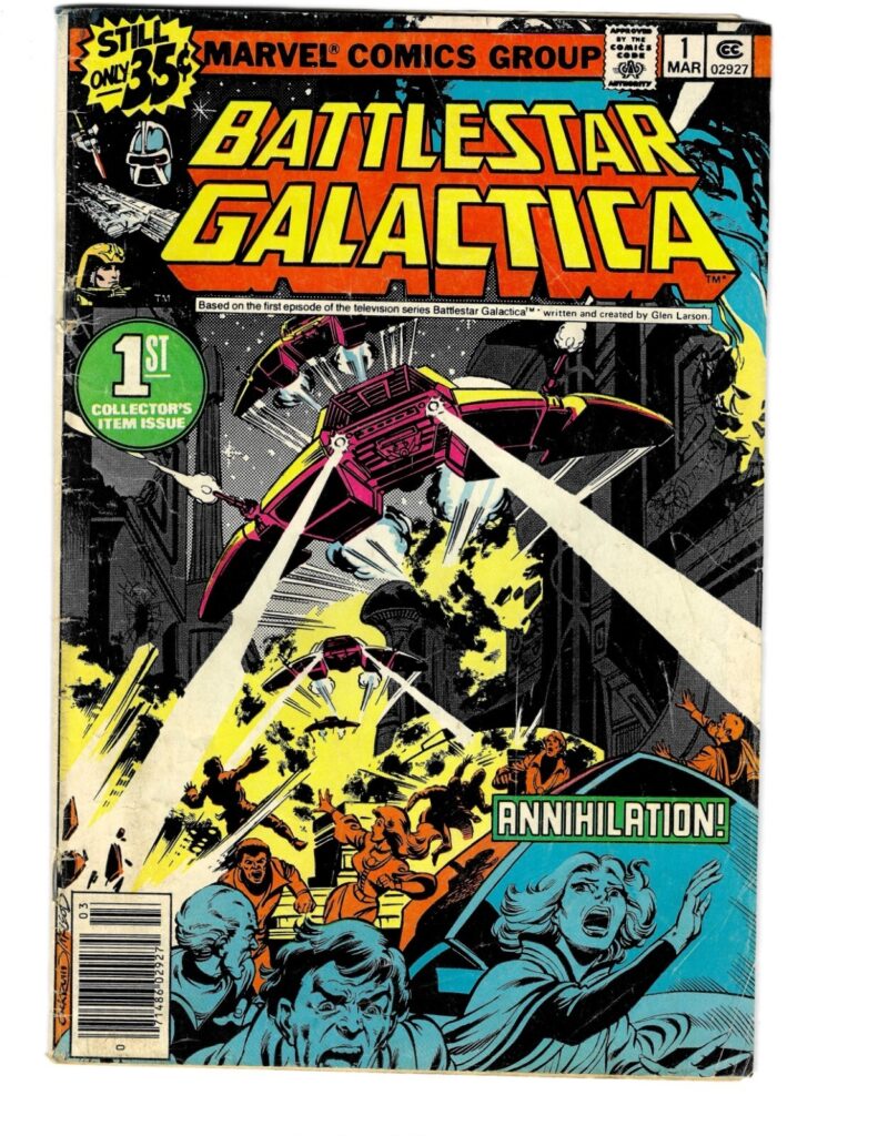 Battlestar Galactica #1 (Marvel Comics March 1979) 1st Collectors Item Issue