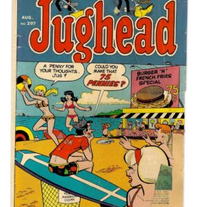 Vintage! Jughead Jones Comics! August 1972 #207 Archie Series Comic Books