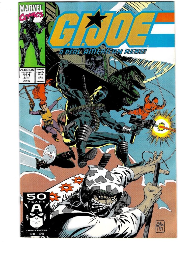 G.I. Joe A Real American Hero # 111 - 1st Recoil, Ambush, Cool Breeze NM- Cond