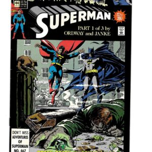 Superman #44 June 1990 DC Comics Part 1 of 3 by Ordway and Janke