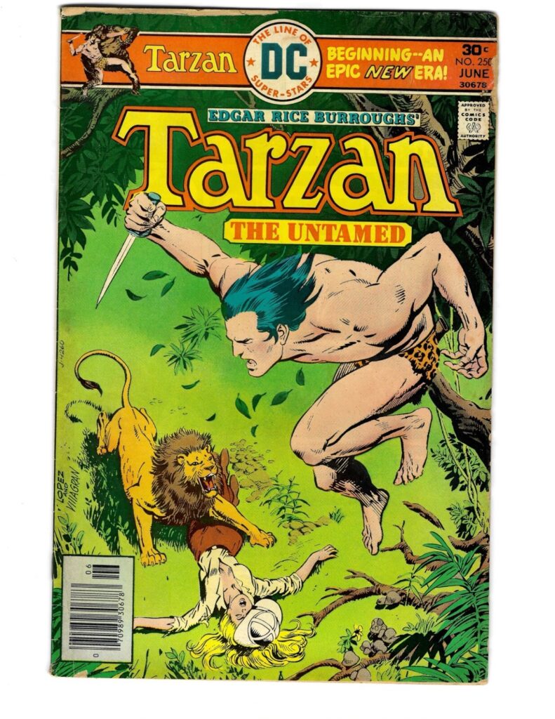 Tarzan #250 Vol. 1 1976 DC Comics Newsstand Edgar Rice Burroughs