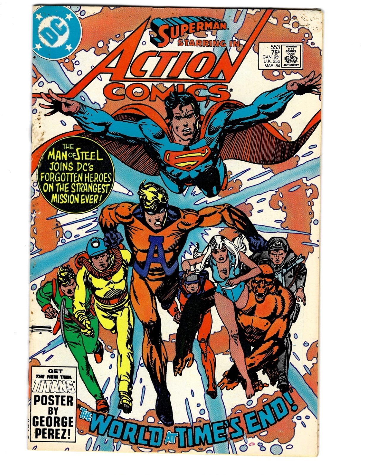 Superman Action Comics #553 Vol. 1 March 1984 DC Comics Man of Steel