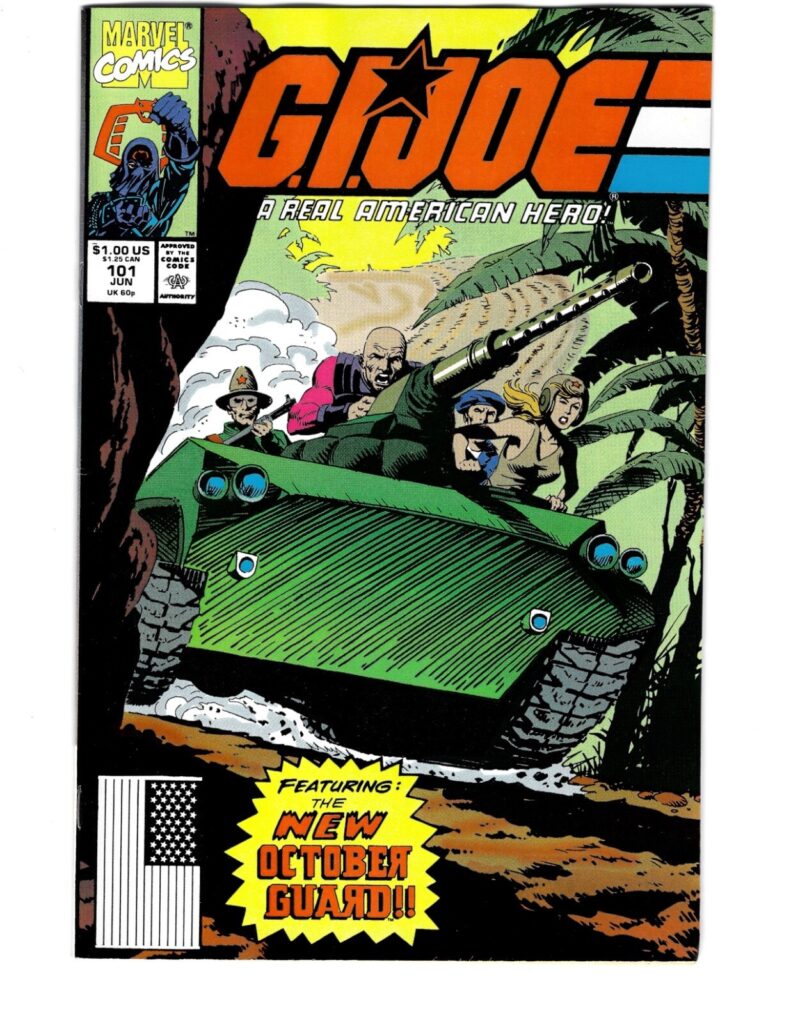 G.I. Joe #101 Marvel Comics June 1990 Feat the New October Guard NM High Grade