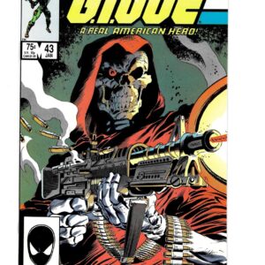 G.I. Joe #43 Marvel 1985 Snake Eyes Storm Shadow Key Issue Copper Age Raw VF/NM