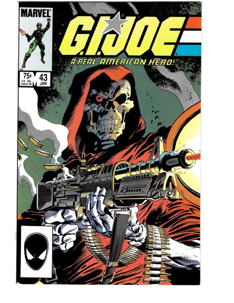 G.I. Joe #43 Marvel 1985 Snake Eyes Storm Shadow Key Issue Copper Age Raw VF/NM