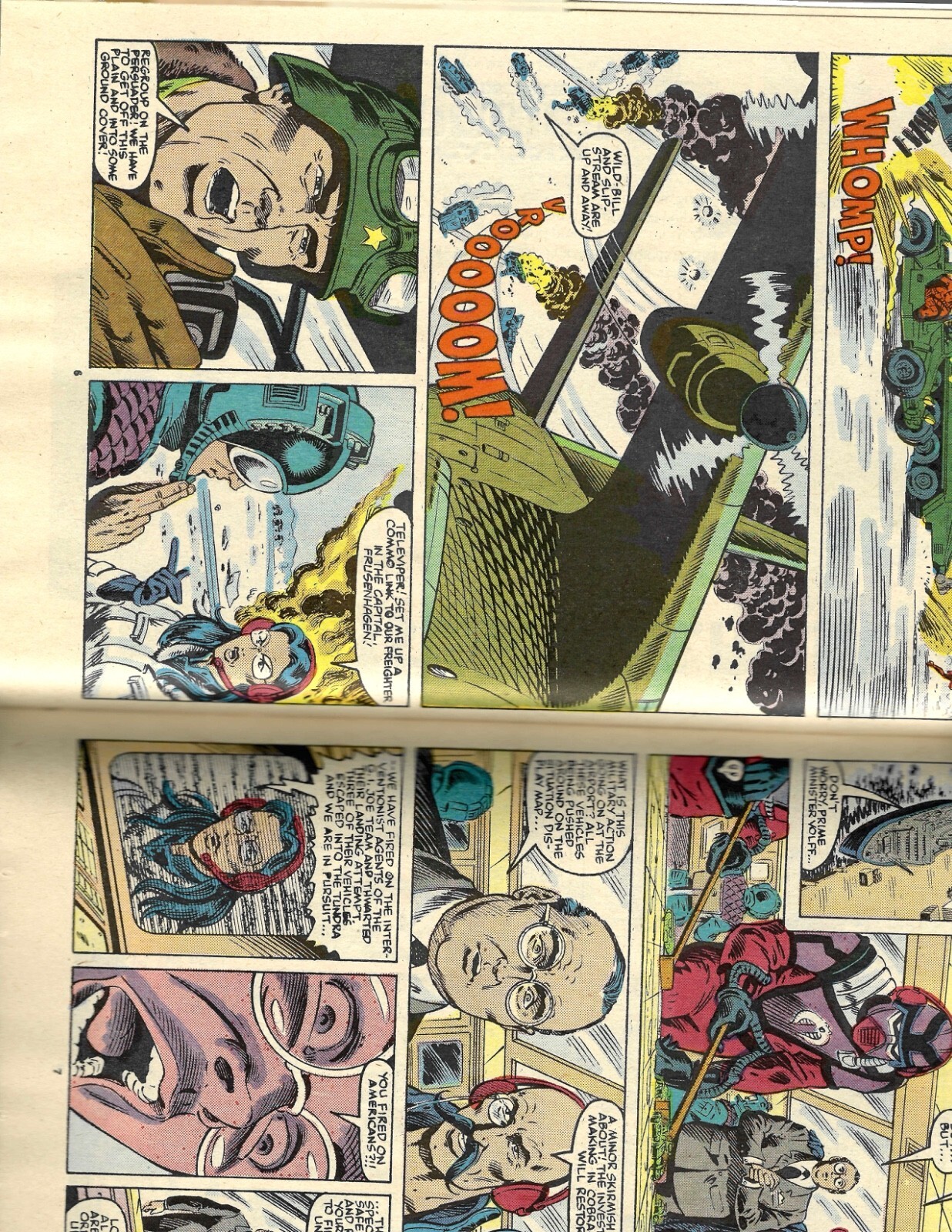 G.I. Joe A Real American Hero #68 1st Battle Force 2000 & Frostbite Marvel NM - Image 3