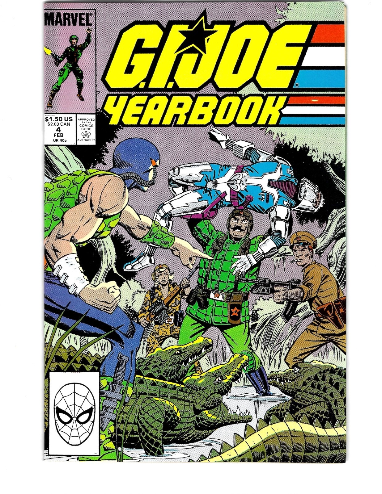 G.I. Joe Yearbook #4 Feb Marvel Comics 1st Crock Master NM