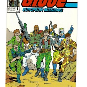 G.I. Joe European Missions #1 1988 Marvel UK High Grade Comic Book