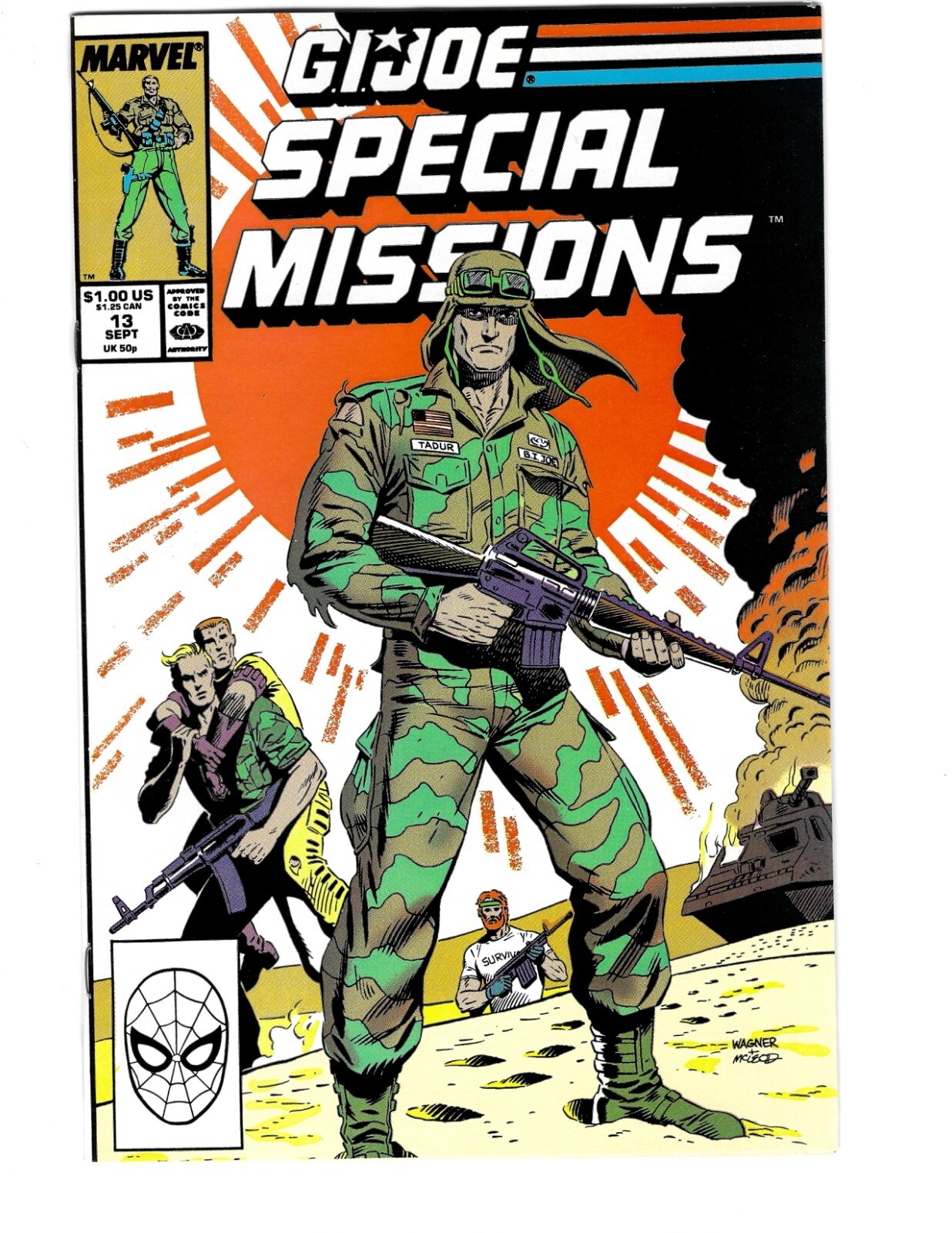 G.I. Joe Special Missions #13 • Key 1st Appearance Lightfoot! (Marvel 1988)