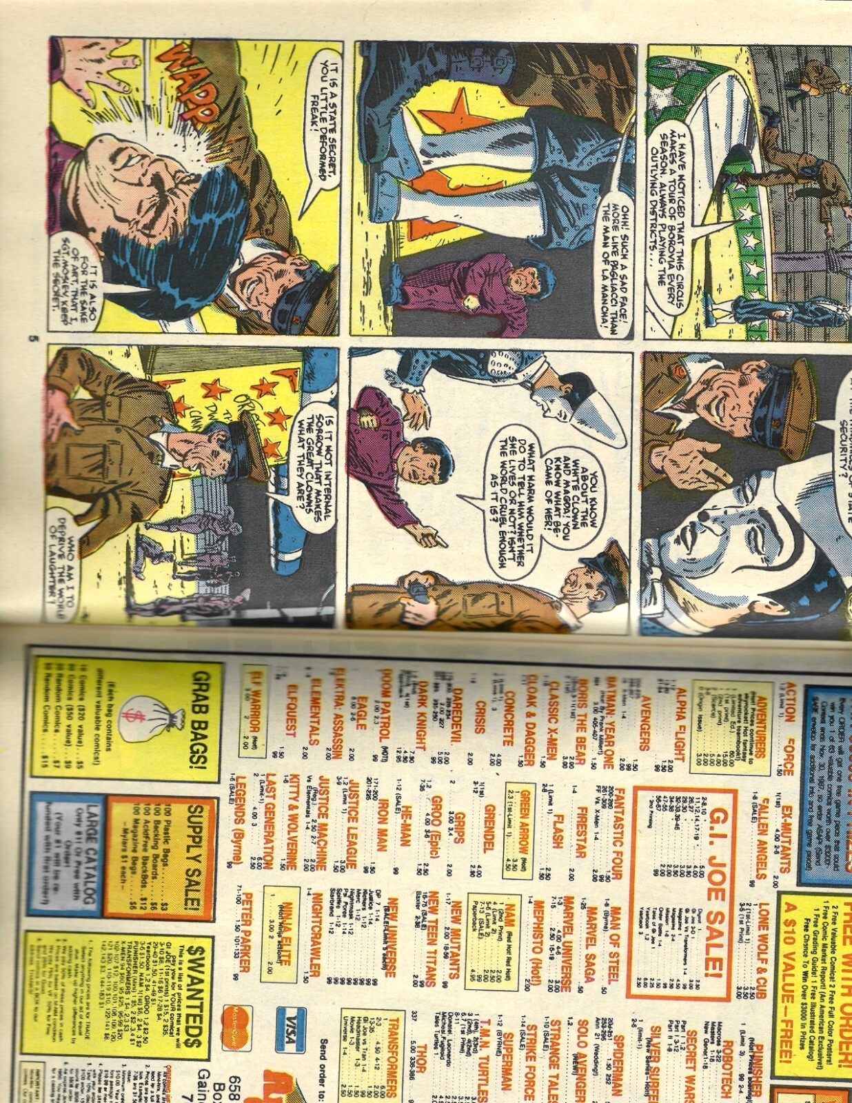 GI Joe A Real American Hero #66 Copper Age Marvel Comic Book 1987 VF/NM - Image 3