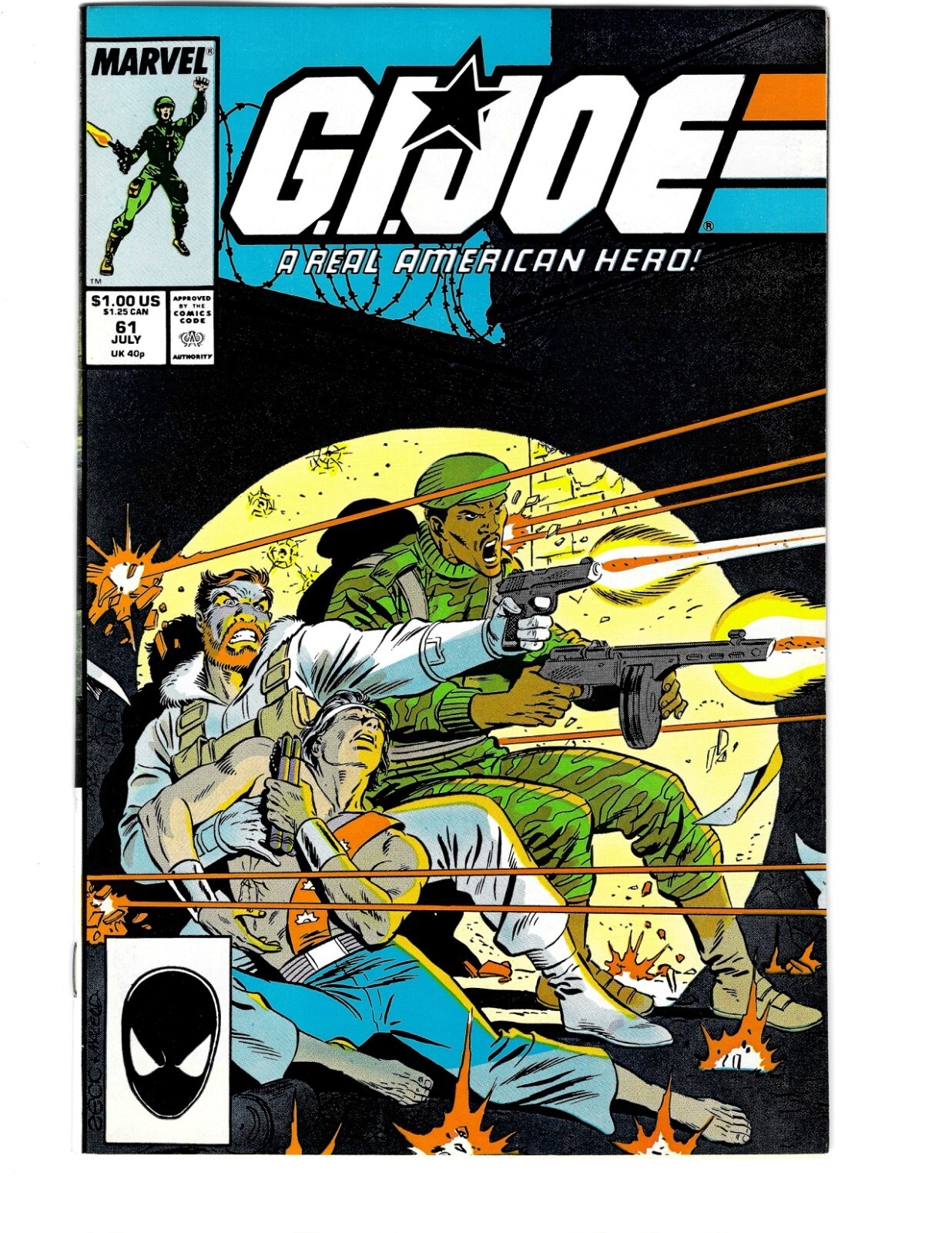 G.I. Joe A Real American Hero # 61 July 1987 Marvel Comics Copper Age NM