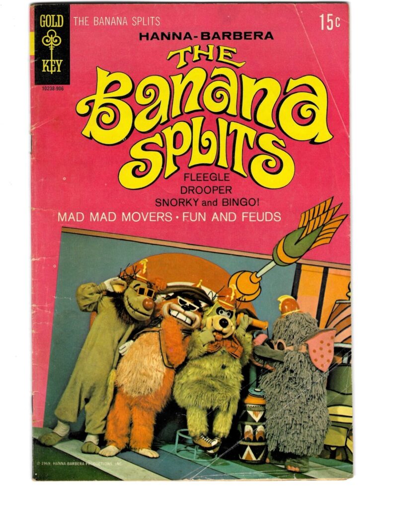 The Banana Splits #1 (1969) Gold Key Hanna-Barbera Comic Book Silver Age