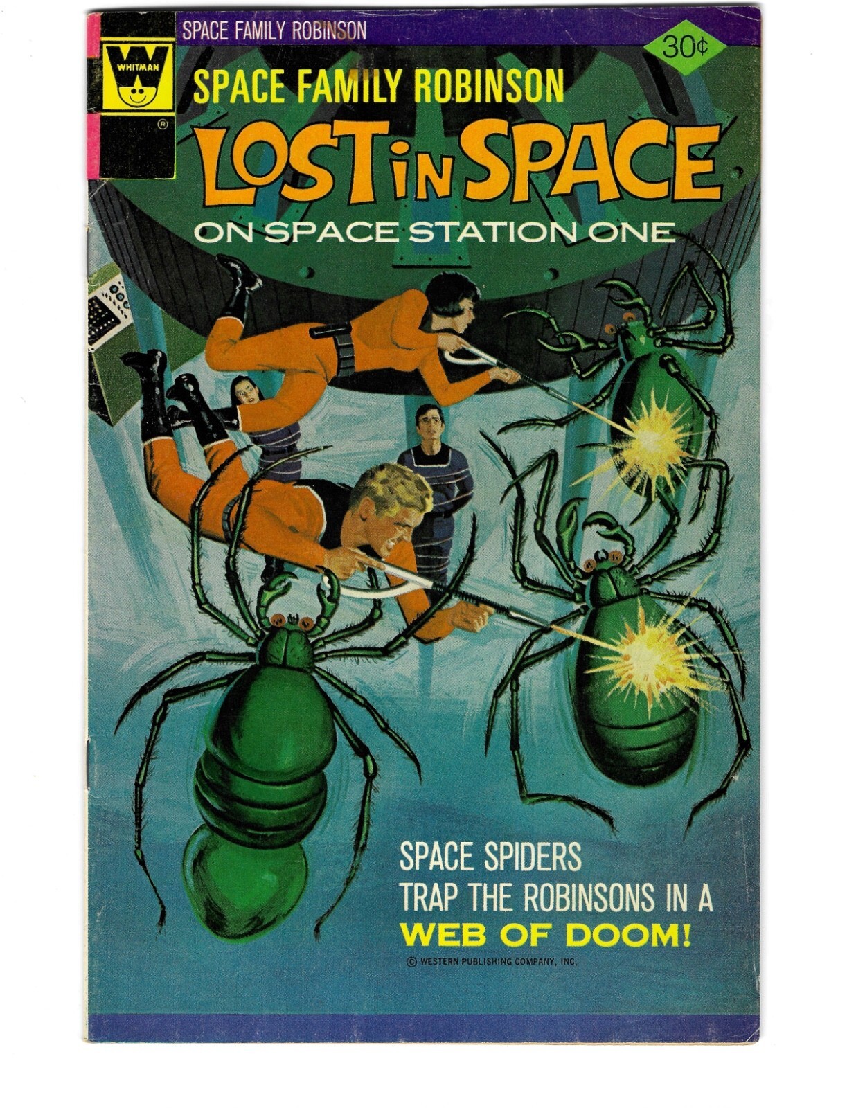 Space Family Robinson Lost in Space 49 Whitman Edition Bronze Age 1976