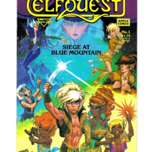 Signed Elfquest Siege at Blue Mountain #1 Apple Comics 1st Print - NM