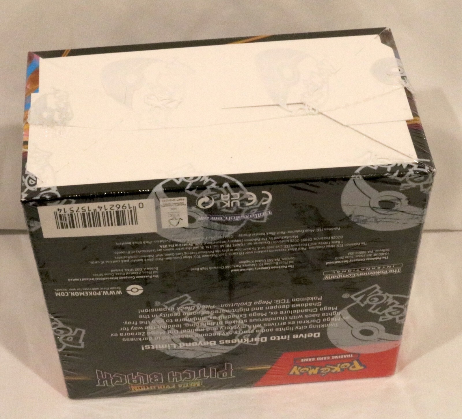 Pokemon Center Mega Evolution Pitch Black Booster Box Factory Sealed - Image 5