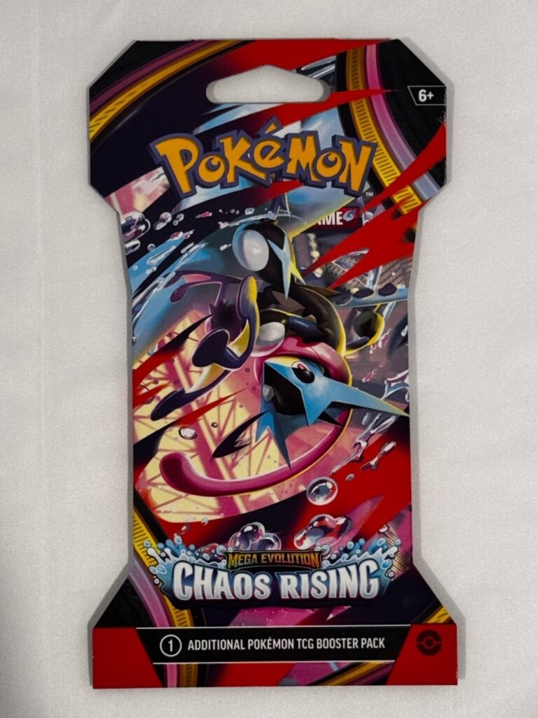 Pokémon Mega Evolution: Chaos Rising Sleeved Booster Pack 'Mega Greninja' New