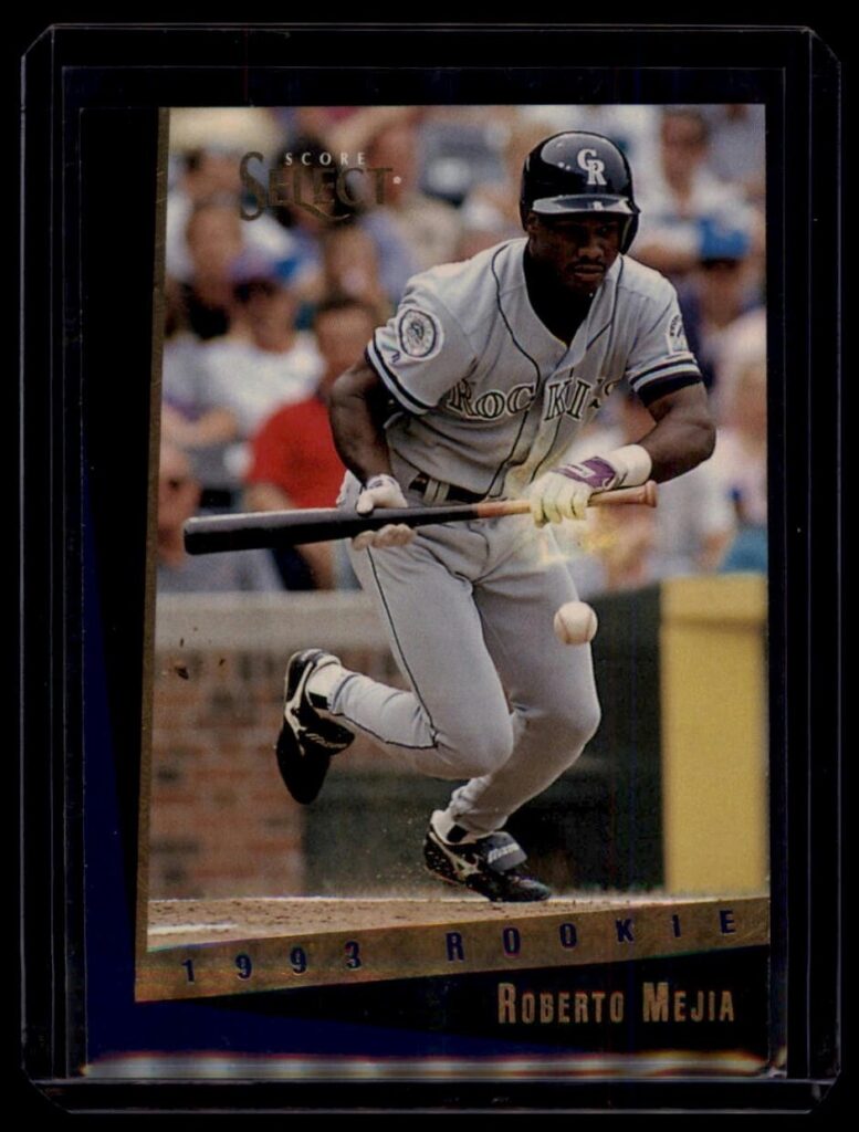 1993 Score Select Rookie Roberto Mejia #615 Colorado Rockies