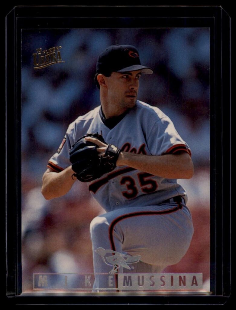 1995 Fleer Ultra Mike Mussina #6 Baltimore Orioles