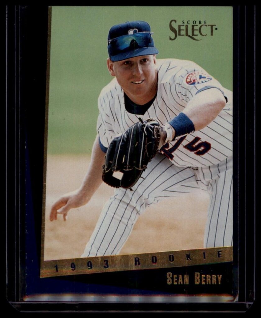1993 Score Select Rookie Sean Berry #336 Montreal Expos Baseball Card