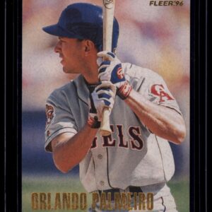 996 Fleer Orlando Palmeiro #53 California Angels Outfield
