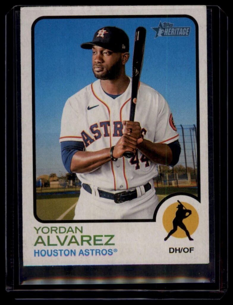 2022 Topps Heritage Yordan Alvarez #189 Houston Astros