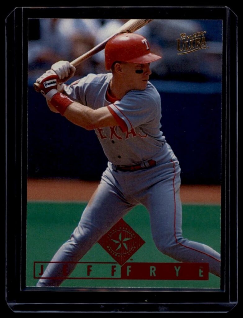 1995 Fleer Ultra - Jeff Frye #334 Texas Rangers