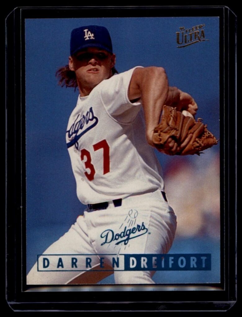 1995 Fleer Ultra - Darren Dreifort #180 Los Angeles Dodgers