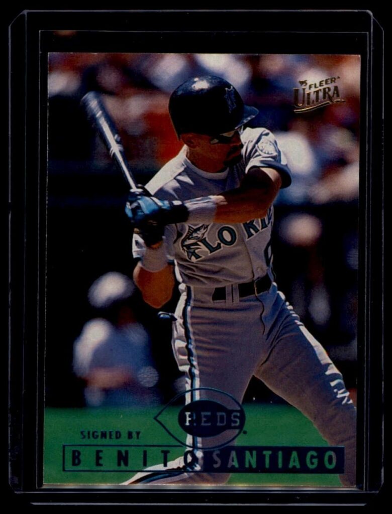 1995 Fleer Ultra #383 Benito Santiago Florida Marlins