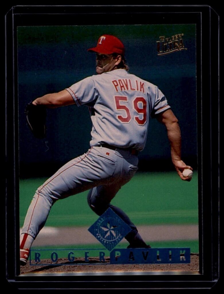 1995 Fleer Ultra - Roger Pavlik #112 Texas Rangers