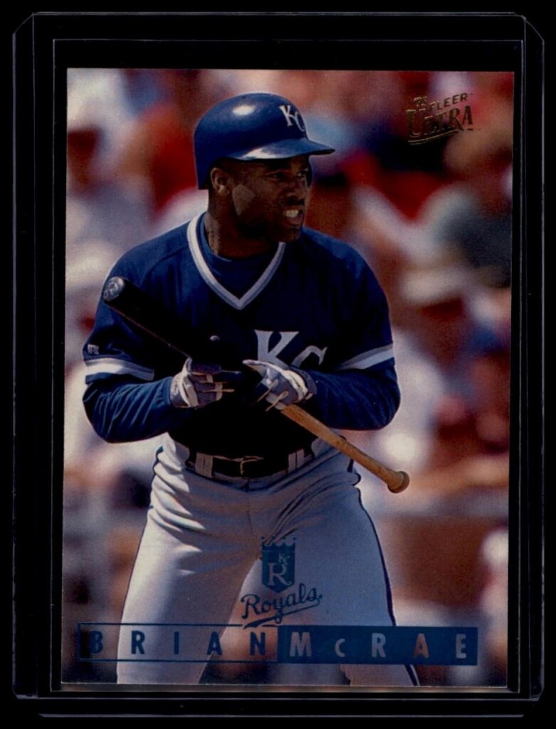 1995 Fleer Ultra - Brian McRae #60 Kansas City Royals