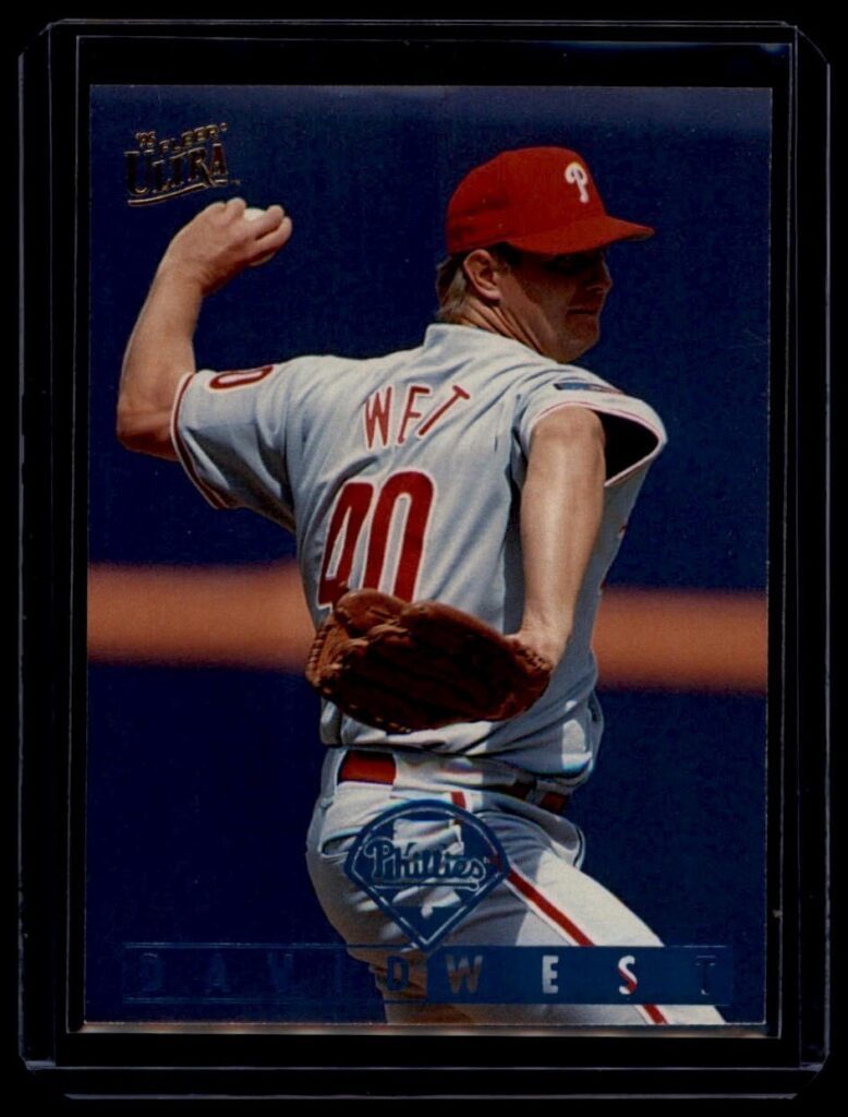 1995 Fleer Ultra - David West #211 Philadelphia Phillies