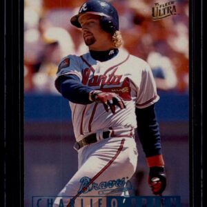 1995 Fleer Ultra #132 Charlie O'Brien Atlanta Braves