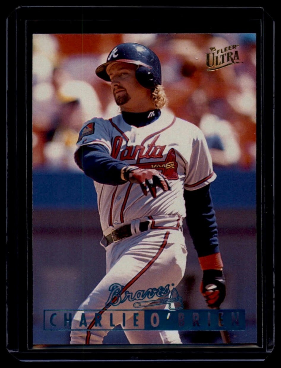 1995 Fleer Ultra #132 Charlie O'Brien Atlanta Braves