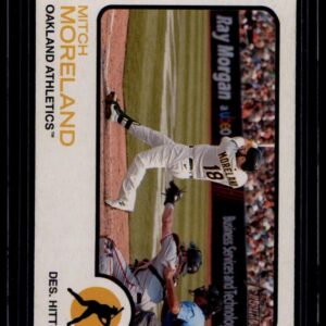 2022 Topps Heritage - Mitch Moreland #118 Oakland Athletics