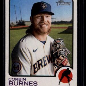 2022 Topps Heritage - Corbin Burnes #15 Milwaukee Brewers