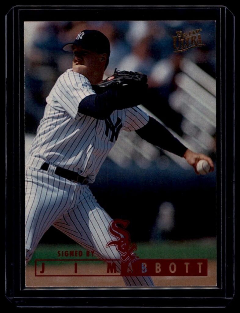 1995 Fleer Ultra Jim Abbott #307 Chicago White Sox