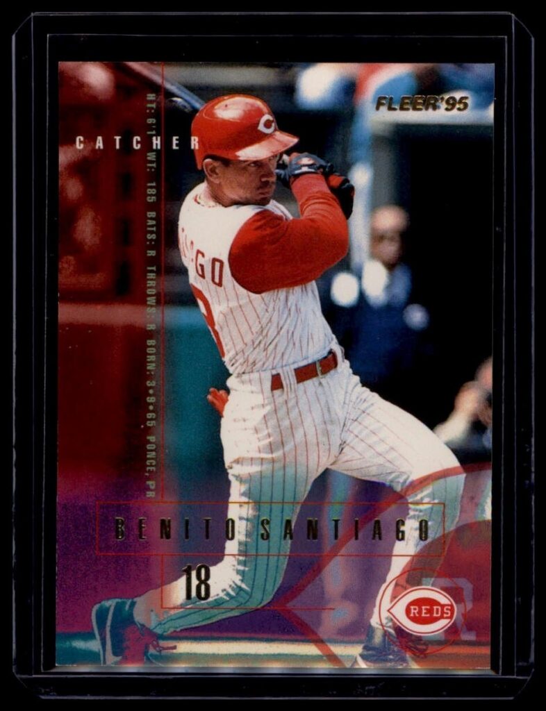 1995 Fleer Update Benito Santiago Cincinnati Reds #U-135