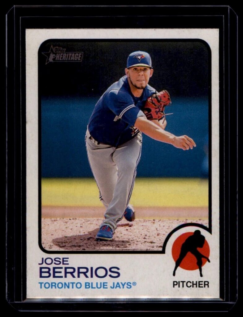 2022 Topps Heritage - José Berríos #399 Toronto Blue Jays