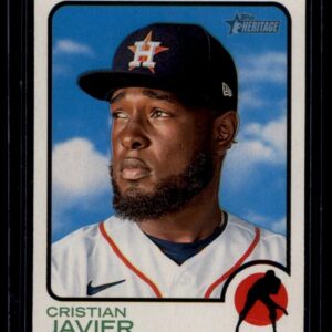 2022 Topps Heritage - Cristian Javier #130 Houston Astros