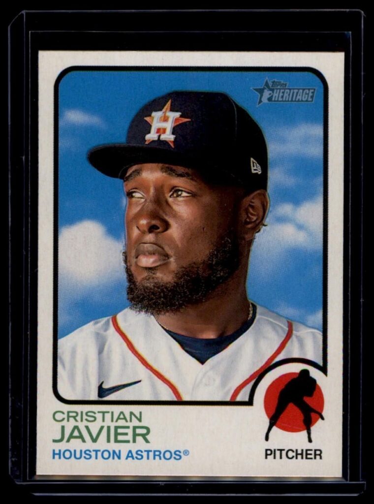 2022 Topps Heritage - Cristian Javier #130 Houston Astros