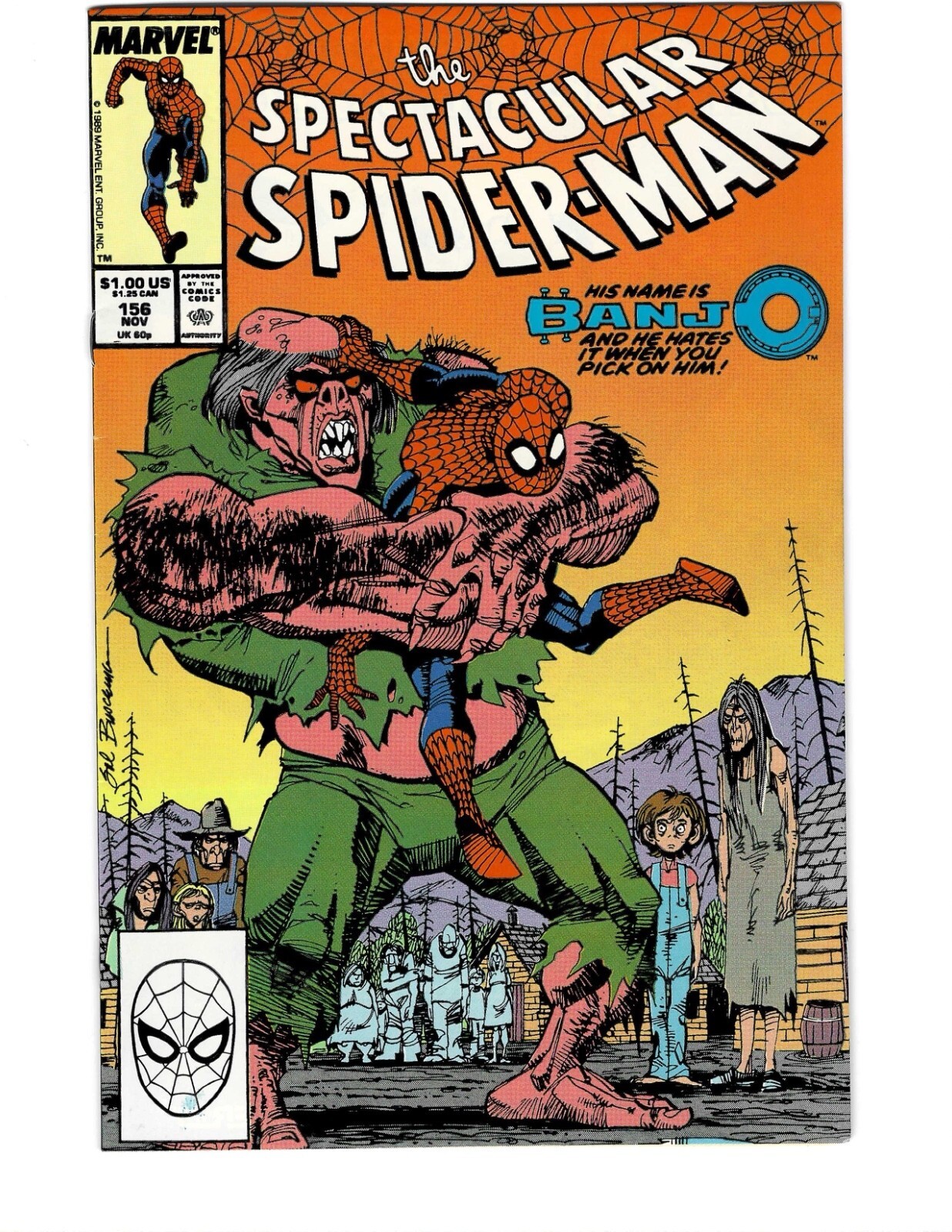 Spectacular Spider-Man #156 Vol. 1 Nov 1989 Marvel Comics 1st App High Grade