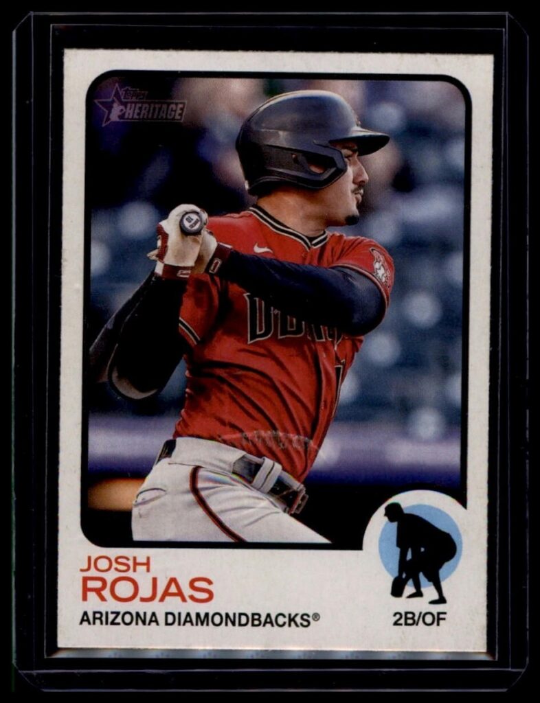 2022 Topps Heritage - Josh Rojas #37 Arizona Diamondbacks