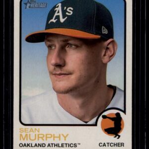2022 Topps Heritage - Sean Murphy #390 Oakland Athletics