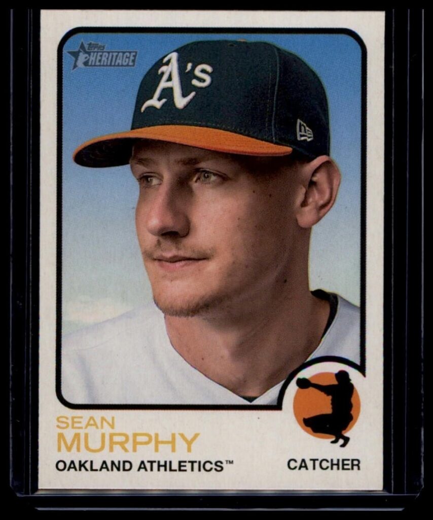 2022 Topps Heritage - Sean Murphy #390 Oakland Athletics