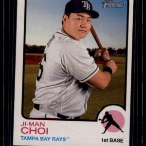 2022 Topps Heritage - Ji-Man Choi #393 Tampa Bay Rays
